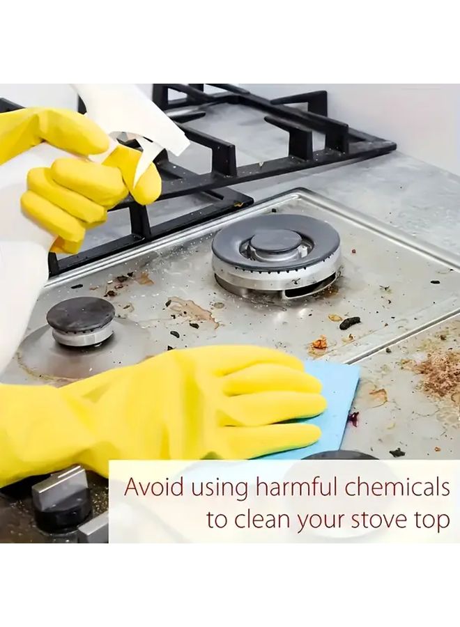 10 Pcs Aluminum Gas Stove Burner Covers Heat Resistant 500F Easy Clean - Image 2